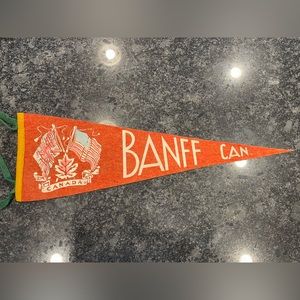 Vintage Pennant - Banff, Alberta, Canada